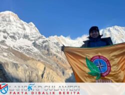 Mahasiswa Enrekang Taklukkan Himalaya, Hammer Kibarkan Bendera Mapasse di 4.130 MDPL