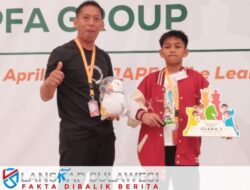 Siswa SD Asal Maiwa Enrekang Raih Juara 1 Nasional Turnamen Catur JAPFA 2026